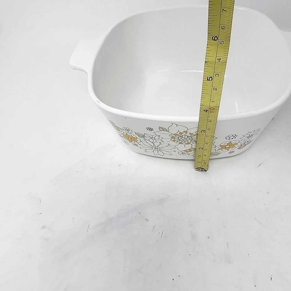 Vintage CorningWare‎ Floral Bouquet Casserole Dish 1 3/4 QT P-1 3/4-B With Lid